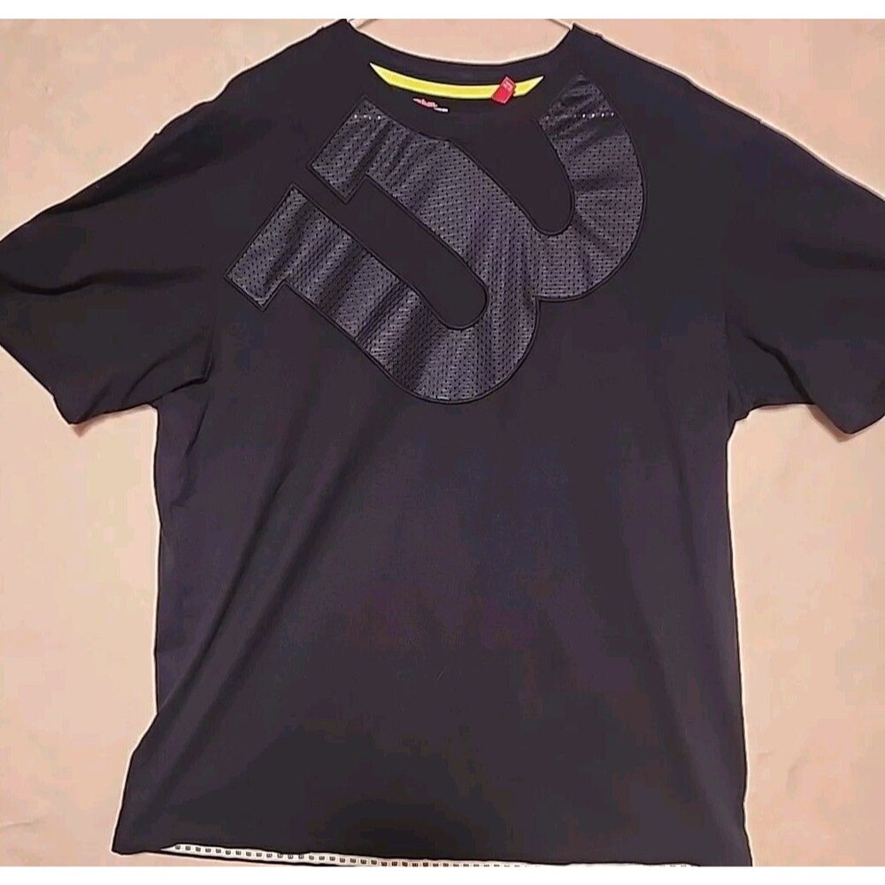 Wilson Jersey Mesh Shirt Mens 2XL Black Crew Neck Short Sleeves